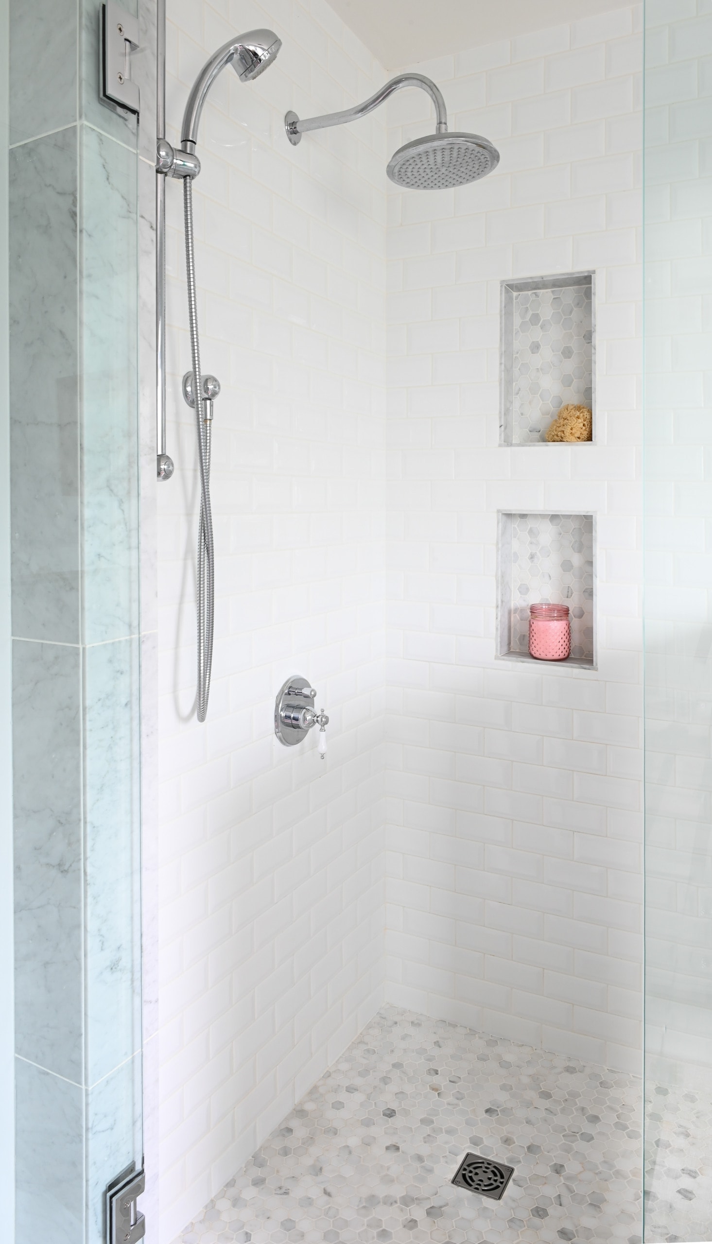 White shower