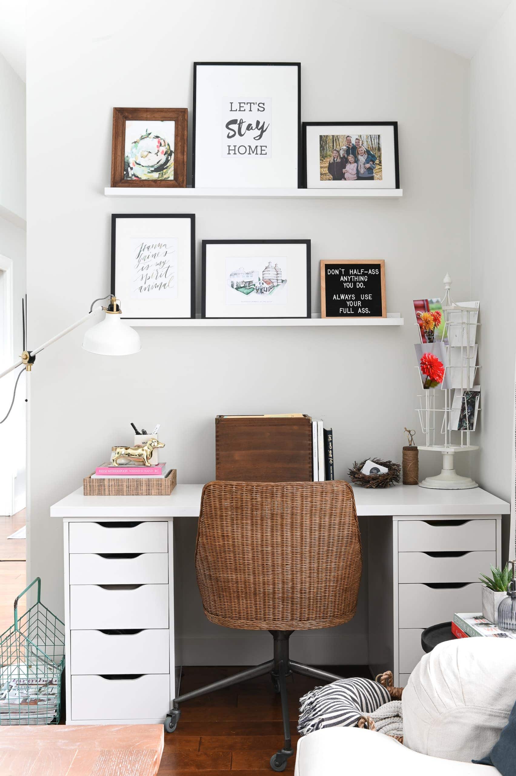 IKEA desk station