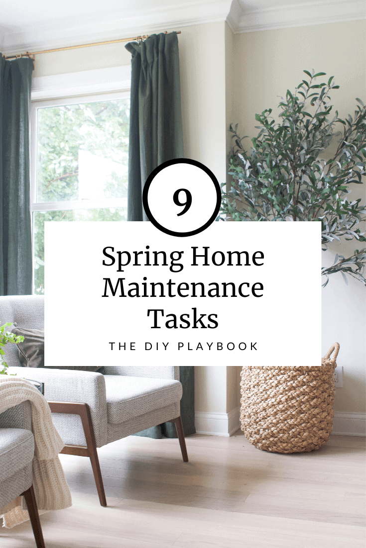 spring home maintenance tasks