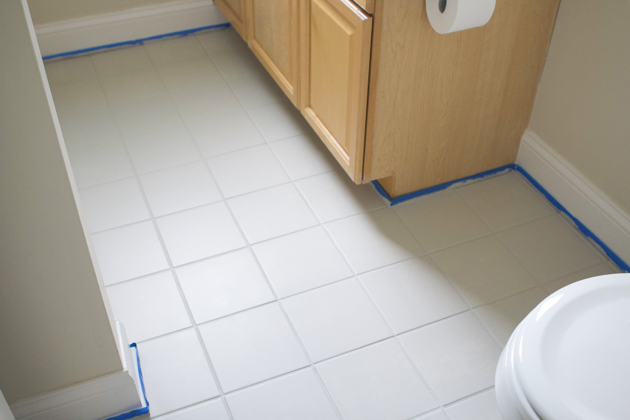 How to paint floor tile