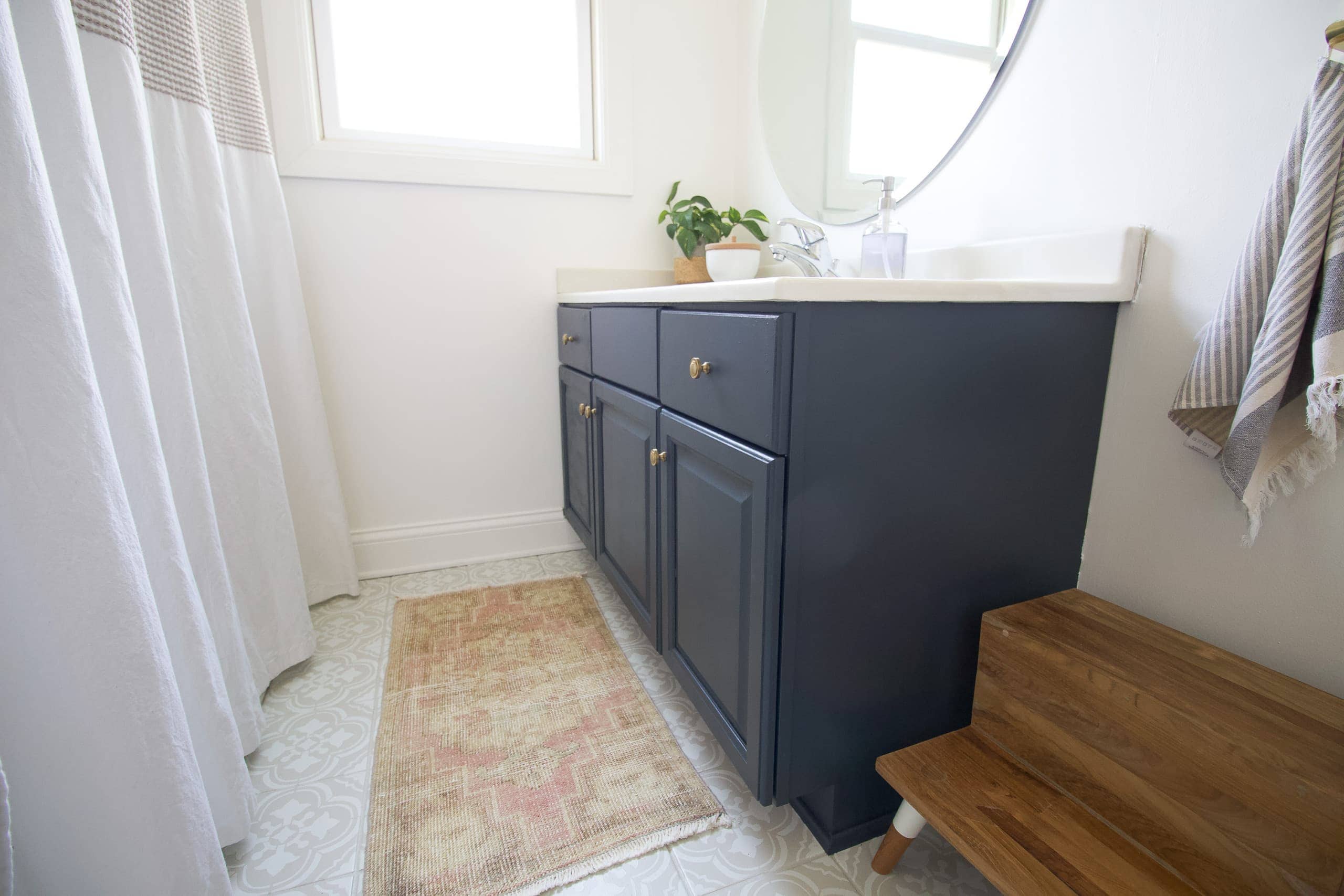 Our budget bathroom makeover
