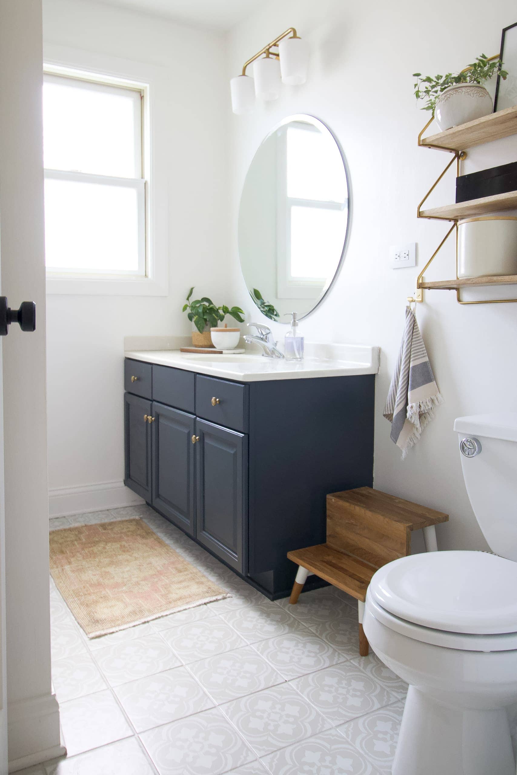 Our budget bathroom makeover