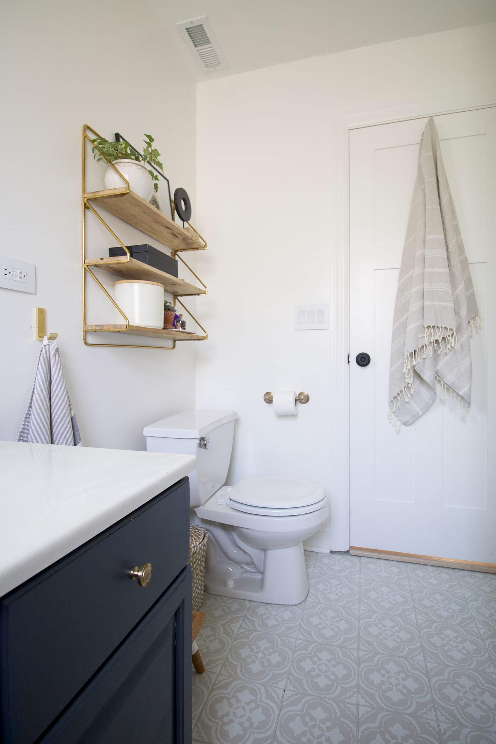 Our budget bathroom makeover