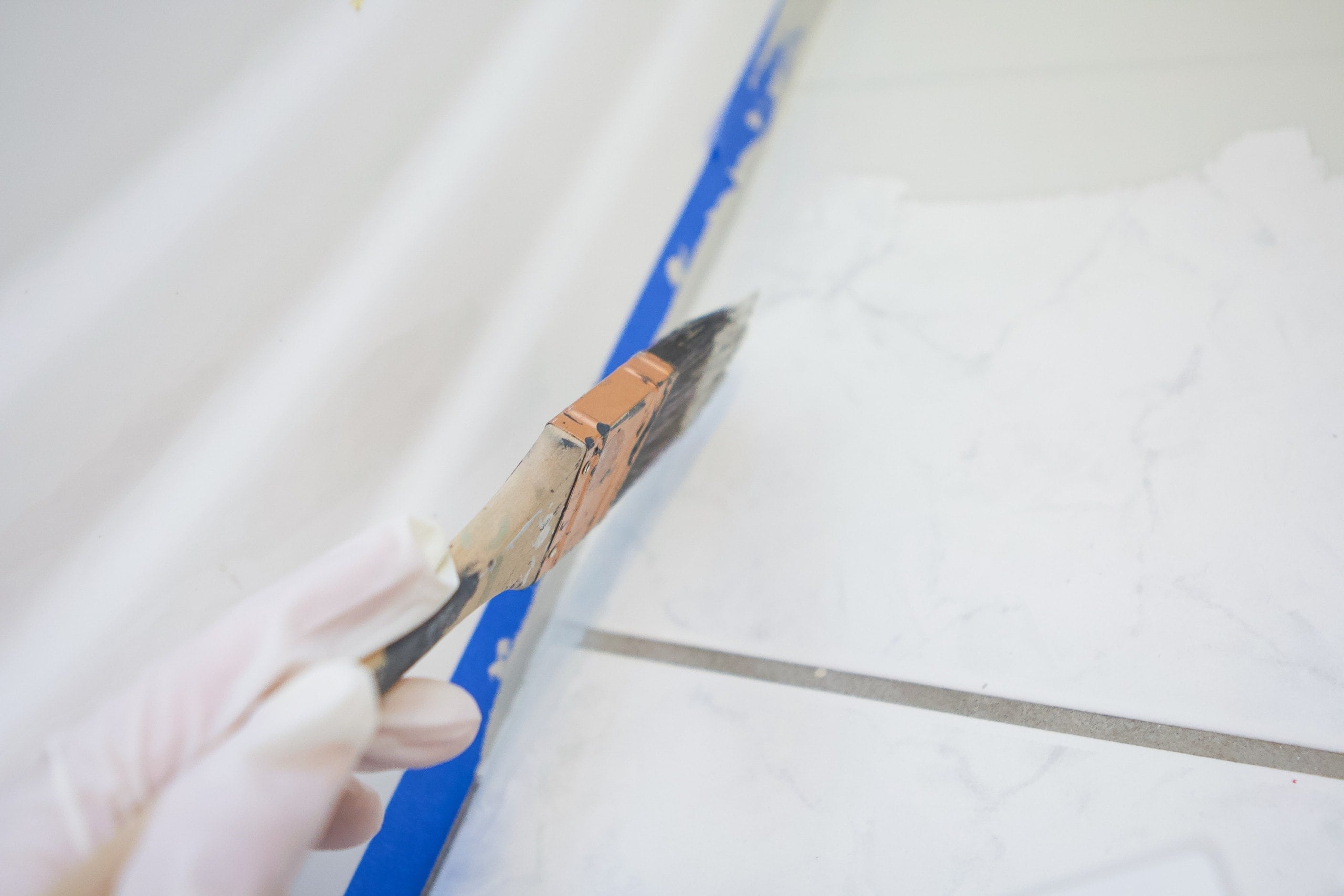 Paint the edges