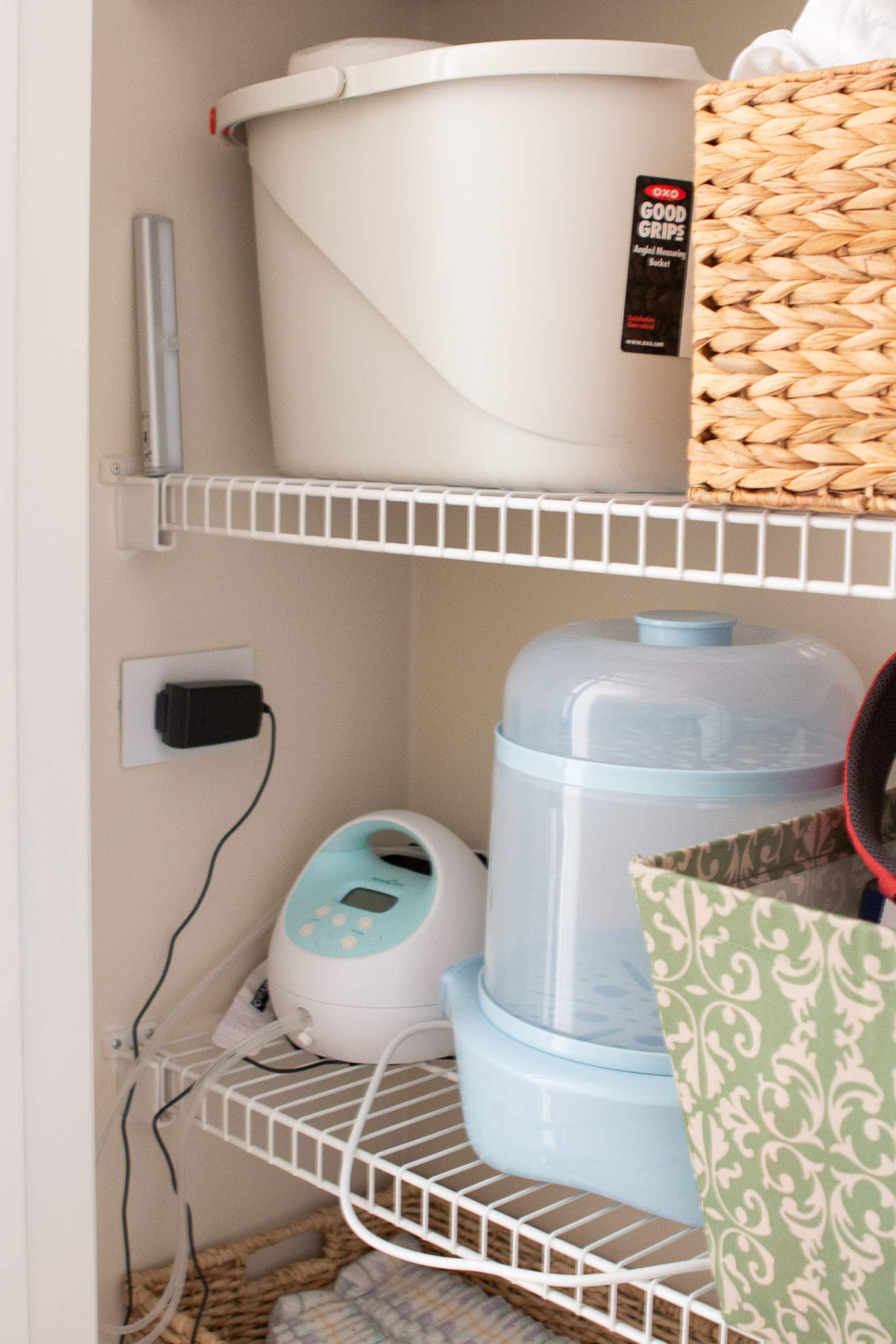 Adding motion sensor lights to a closet