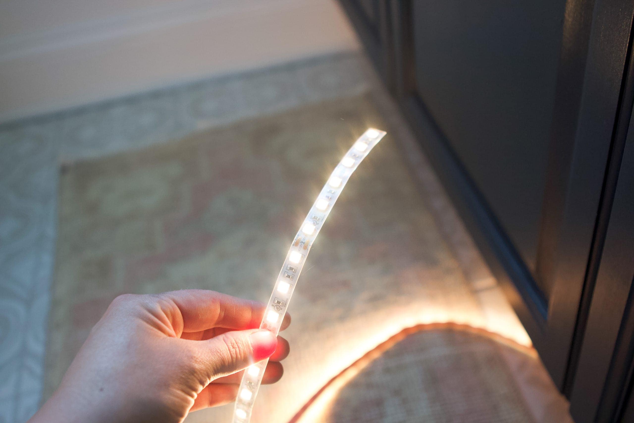 Soft glow from LED Lights