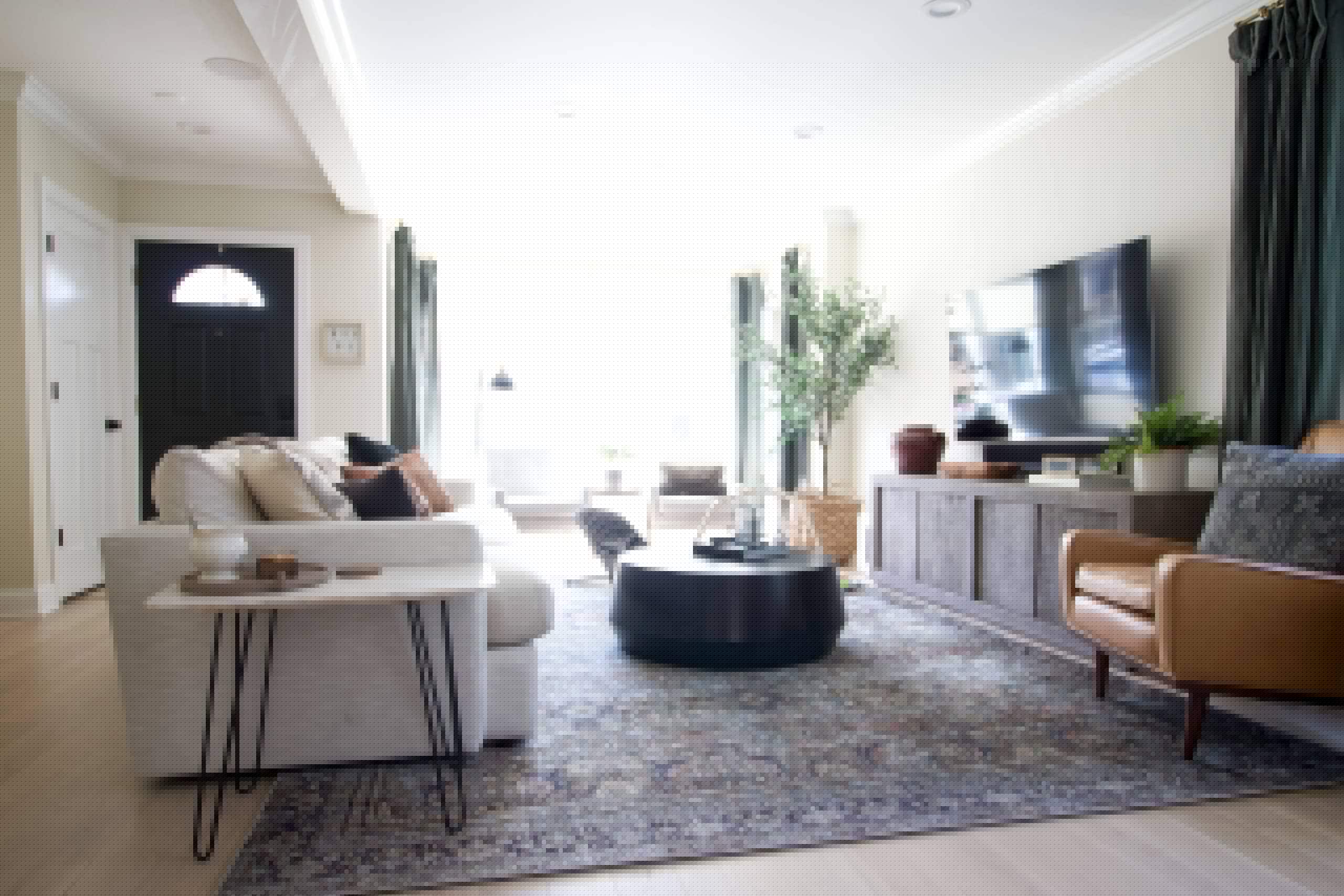 Our living room baby storage solutions
