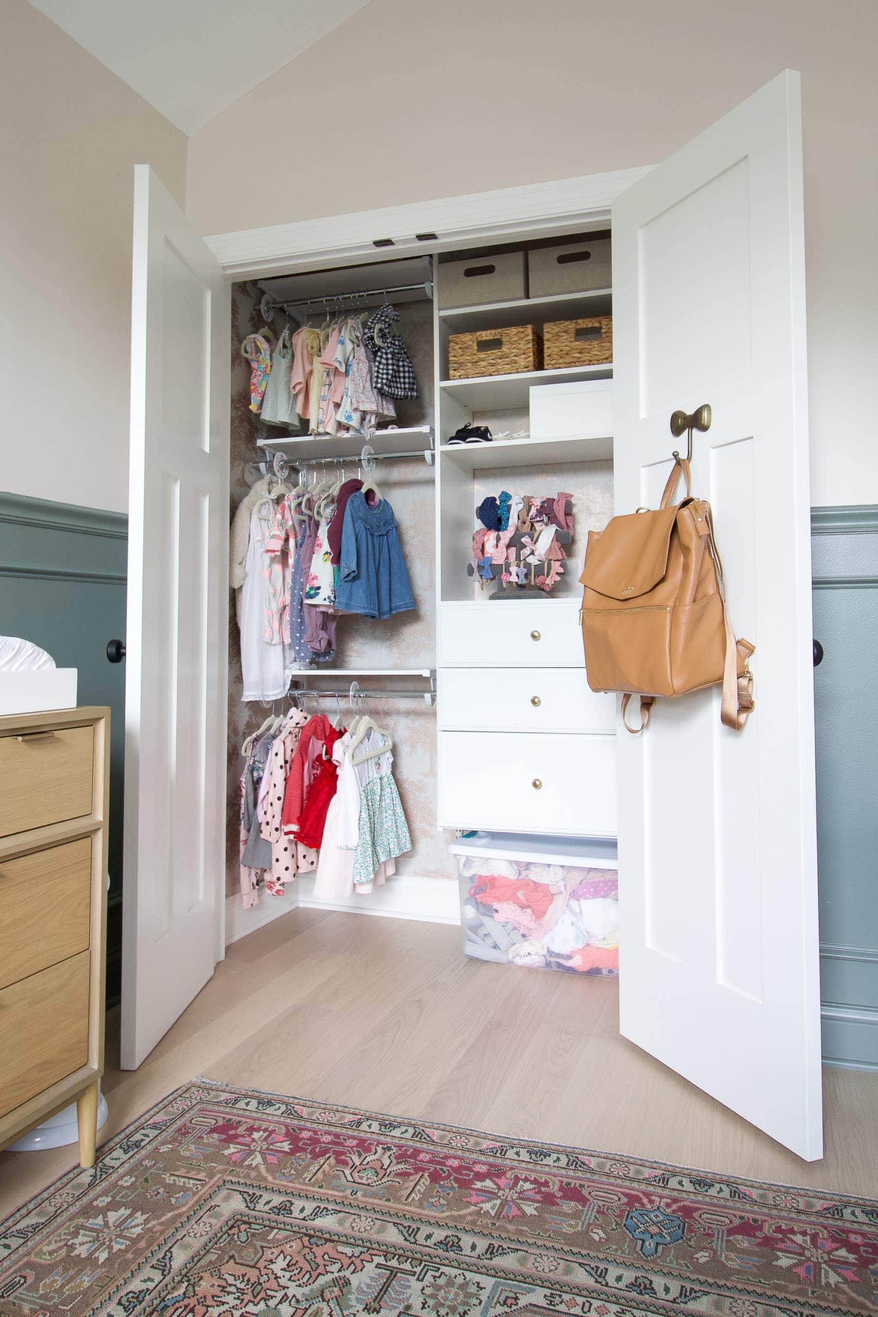 Nursery Updates- redoing a closet