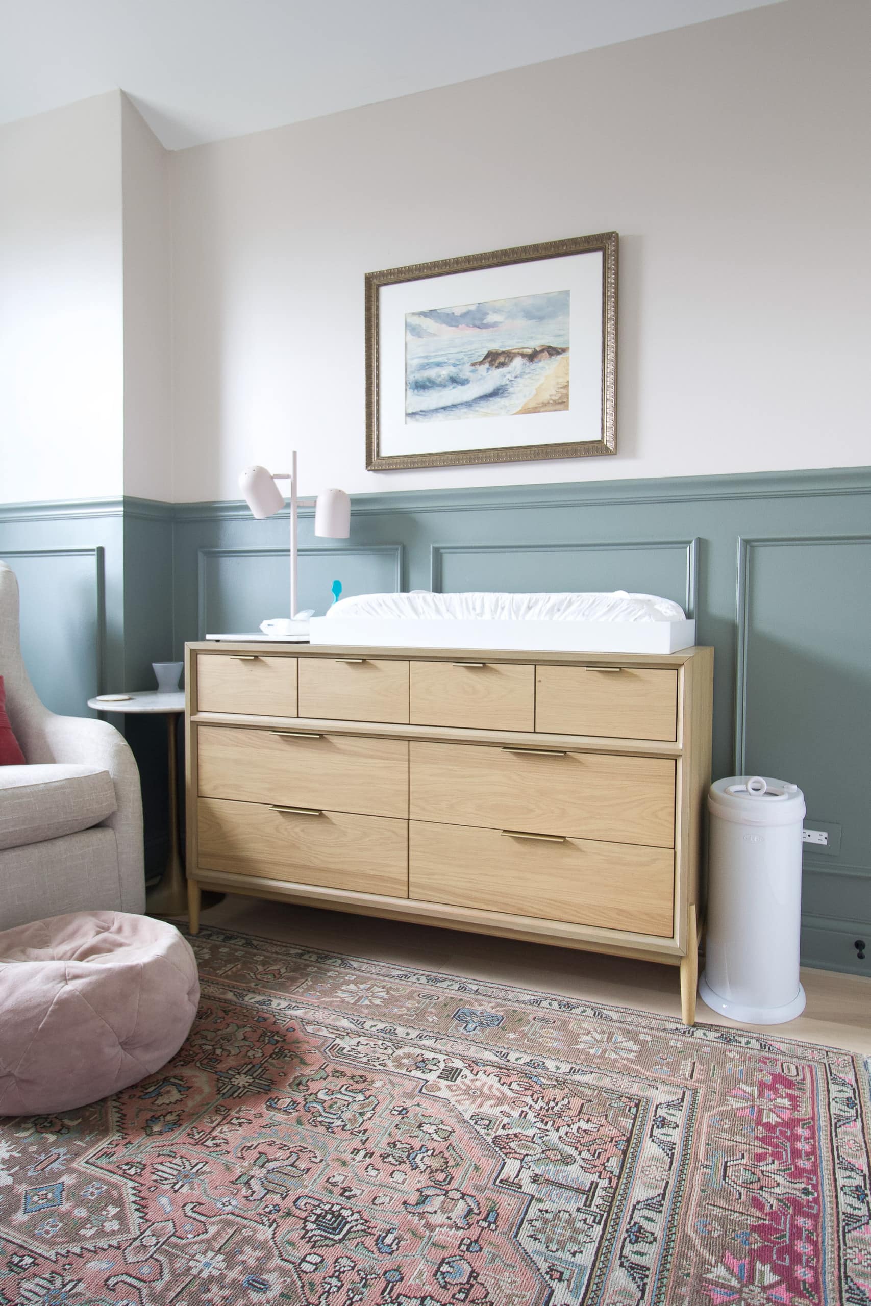 Nursery updates: organizing the dresser with new clothes