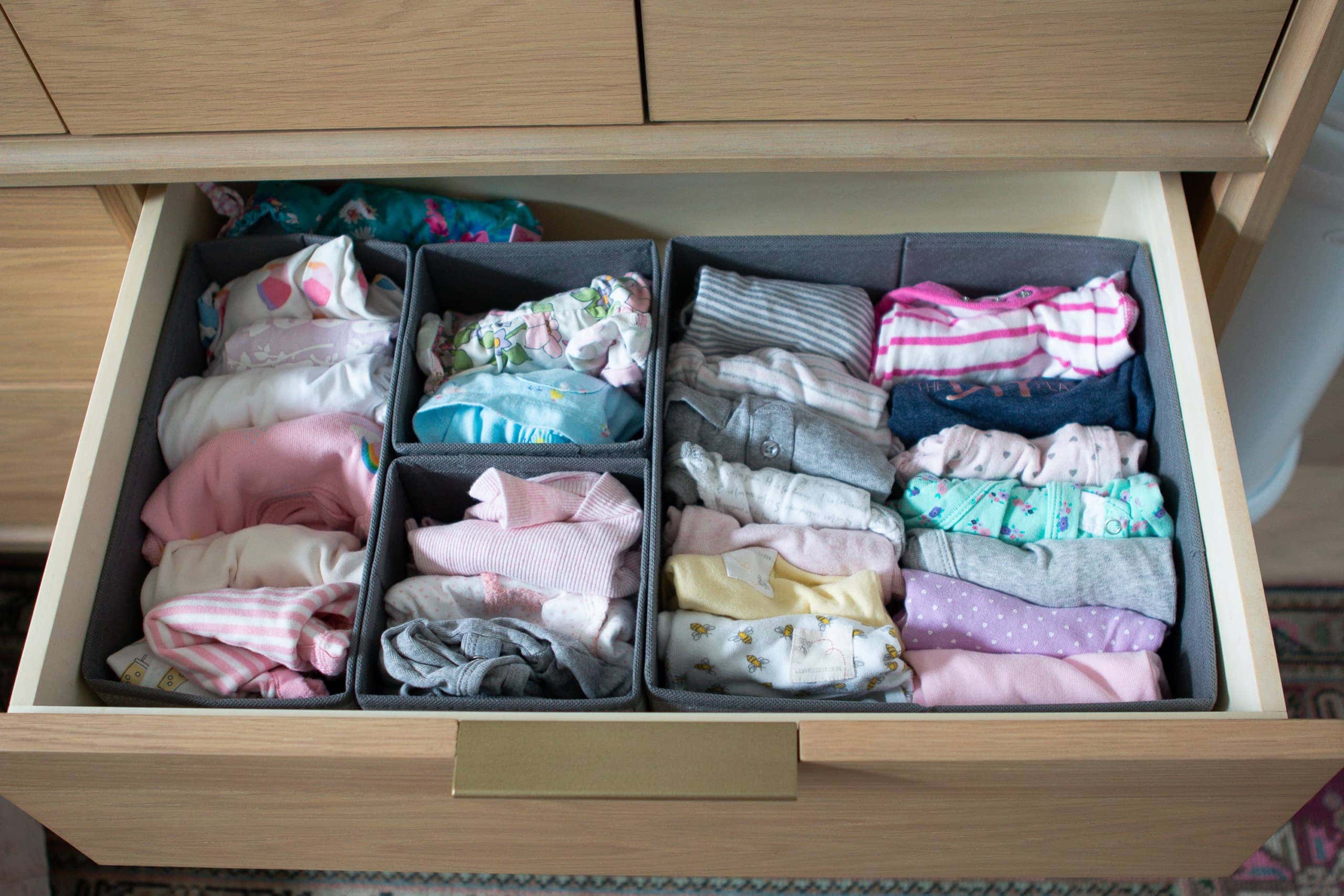 How to organize your nursery dresser