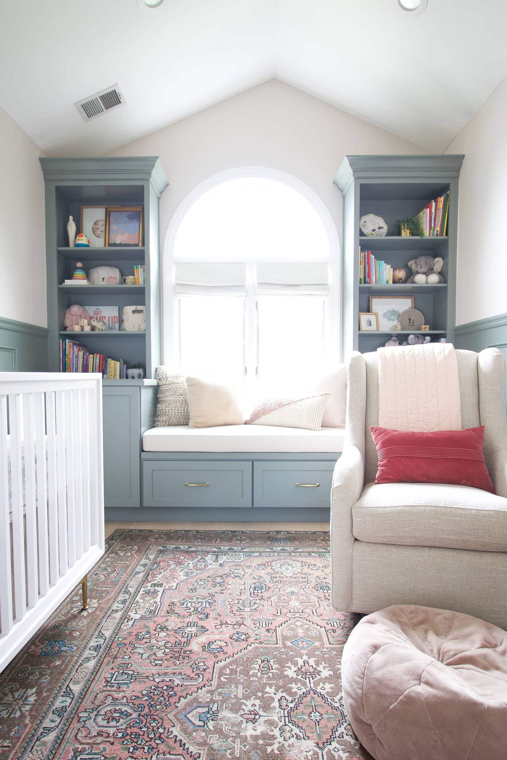 Figuring out window treatments for an arched window
