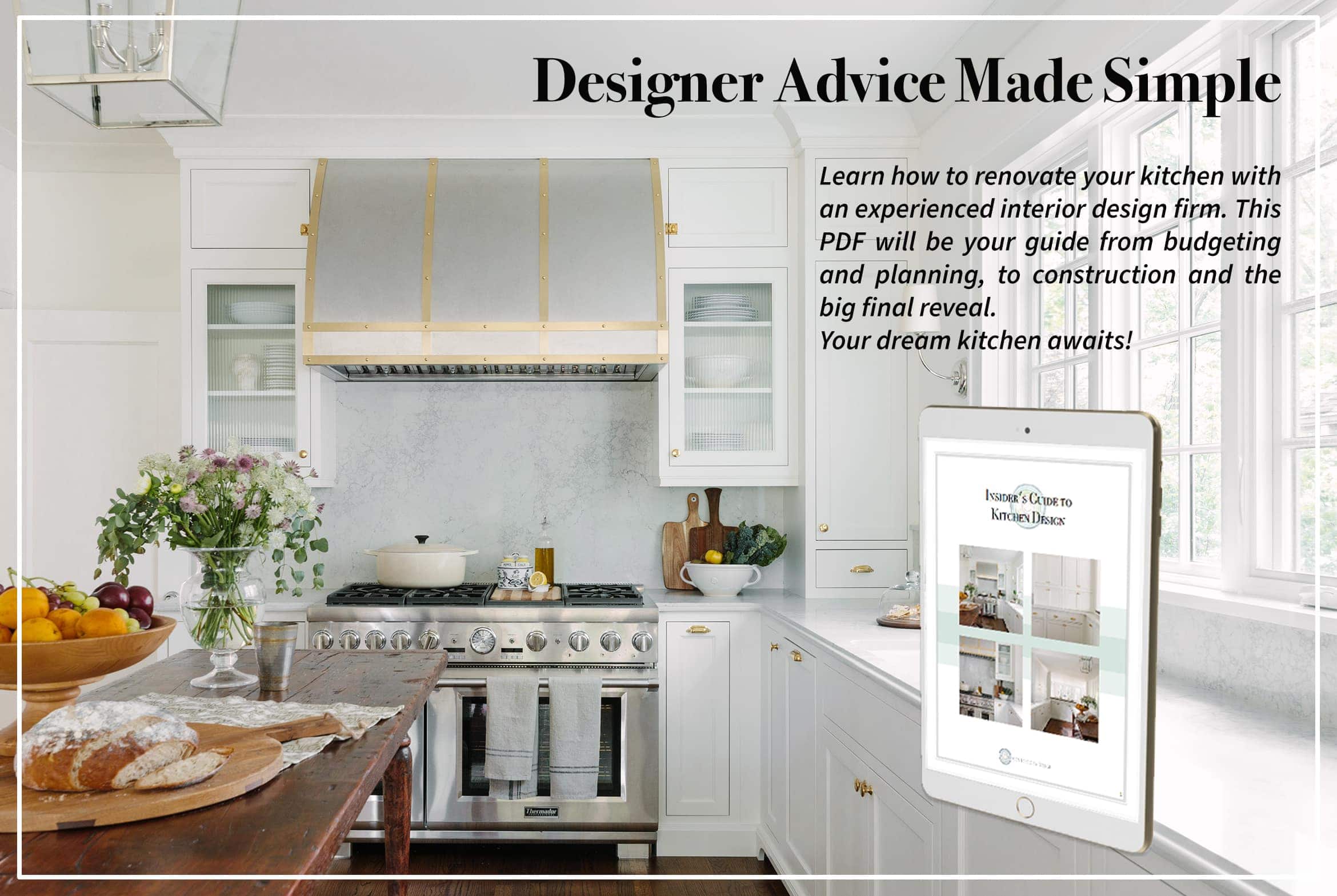 Designer advice made simple