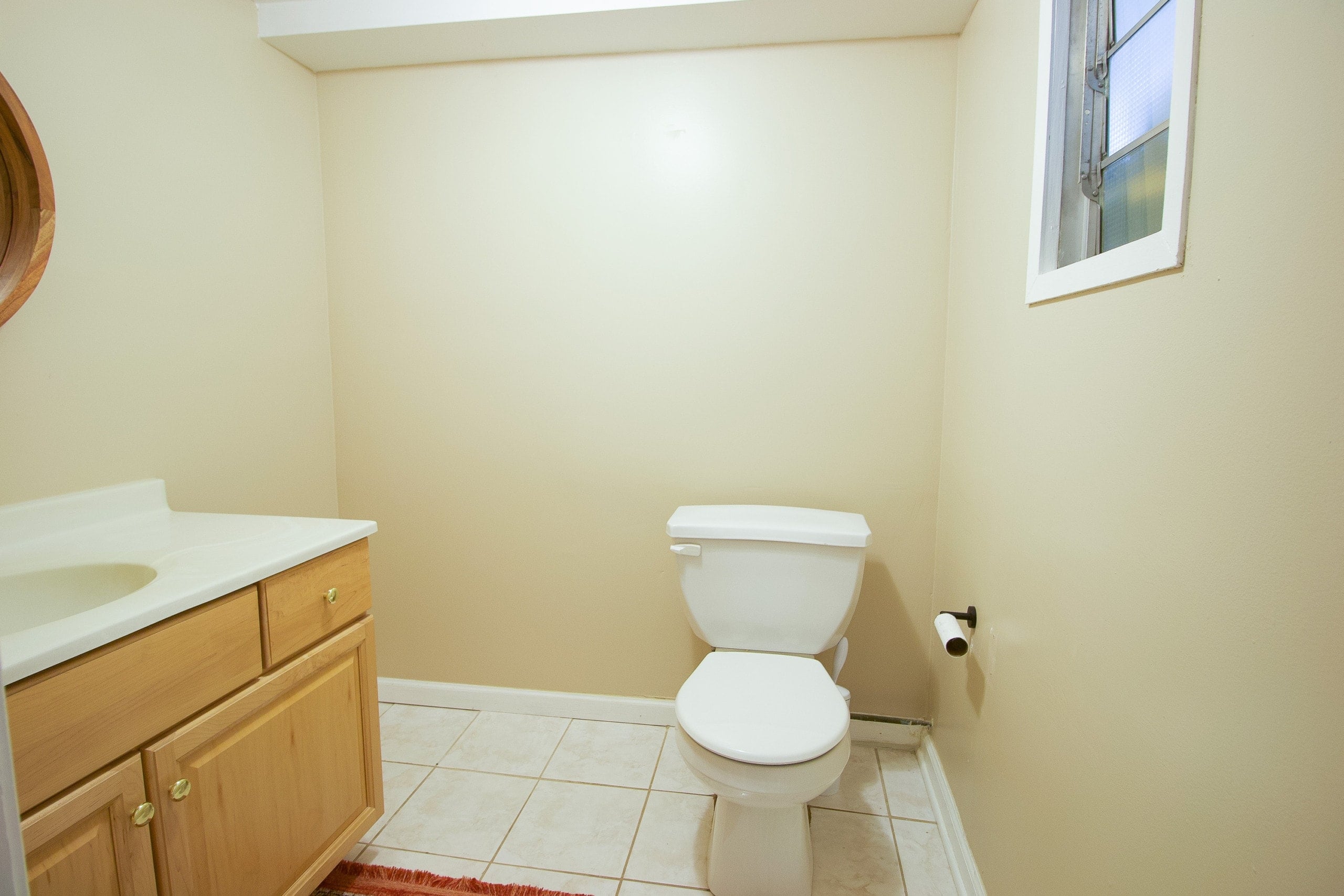 Our basement before