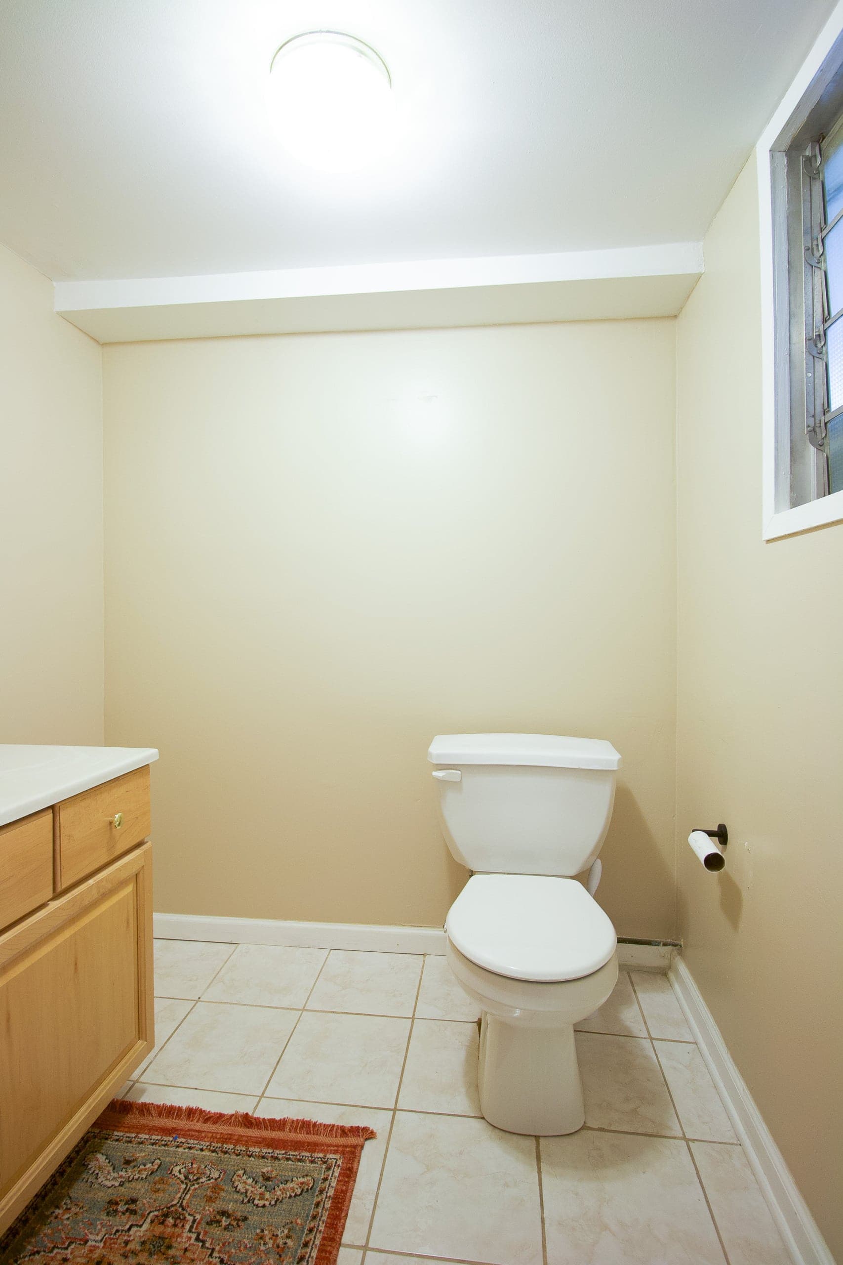Our basement bathroom before