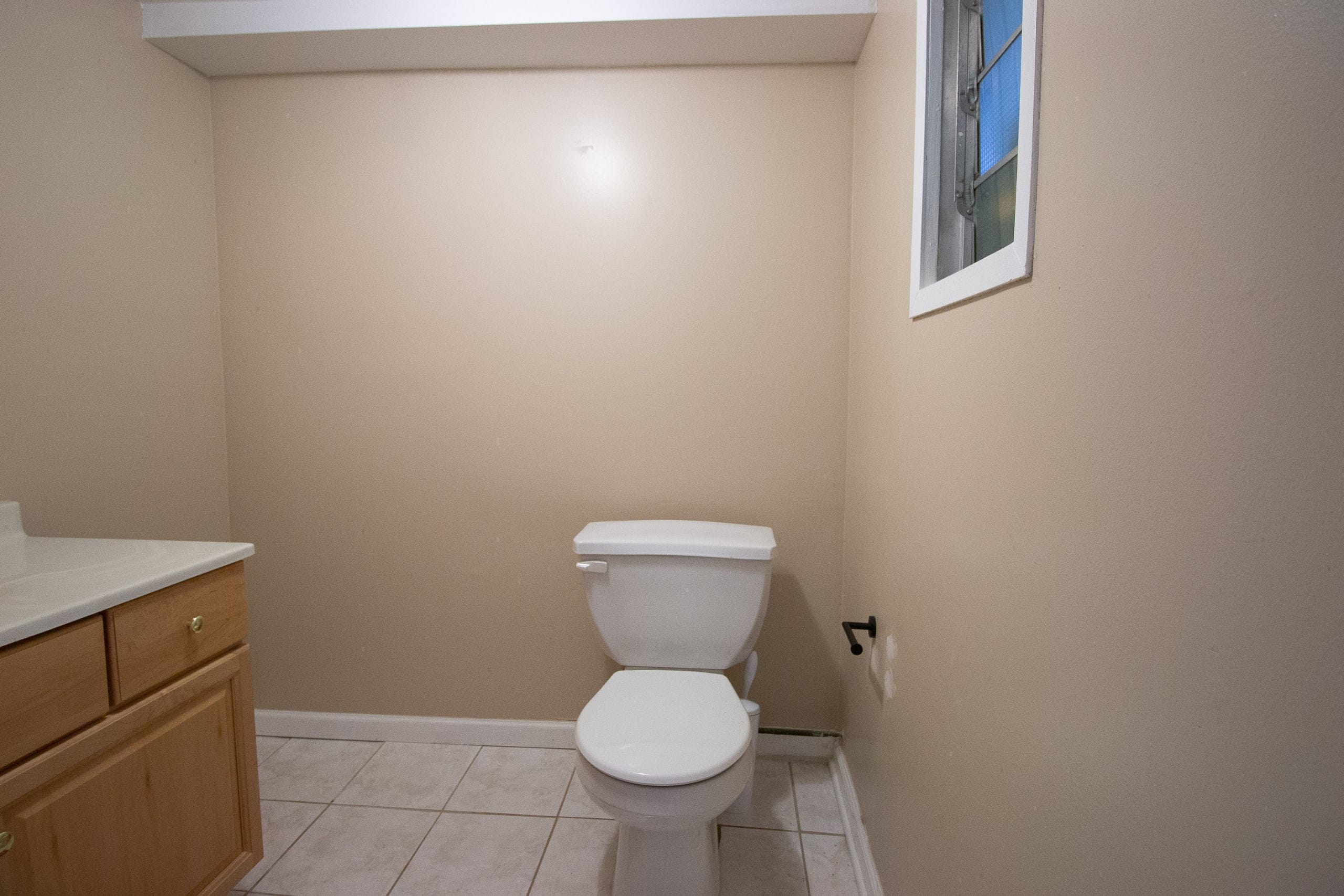 Basement before painting