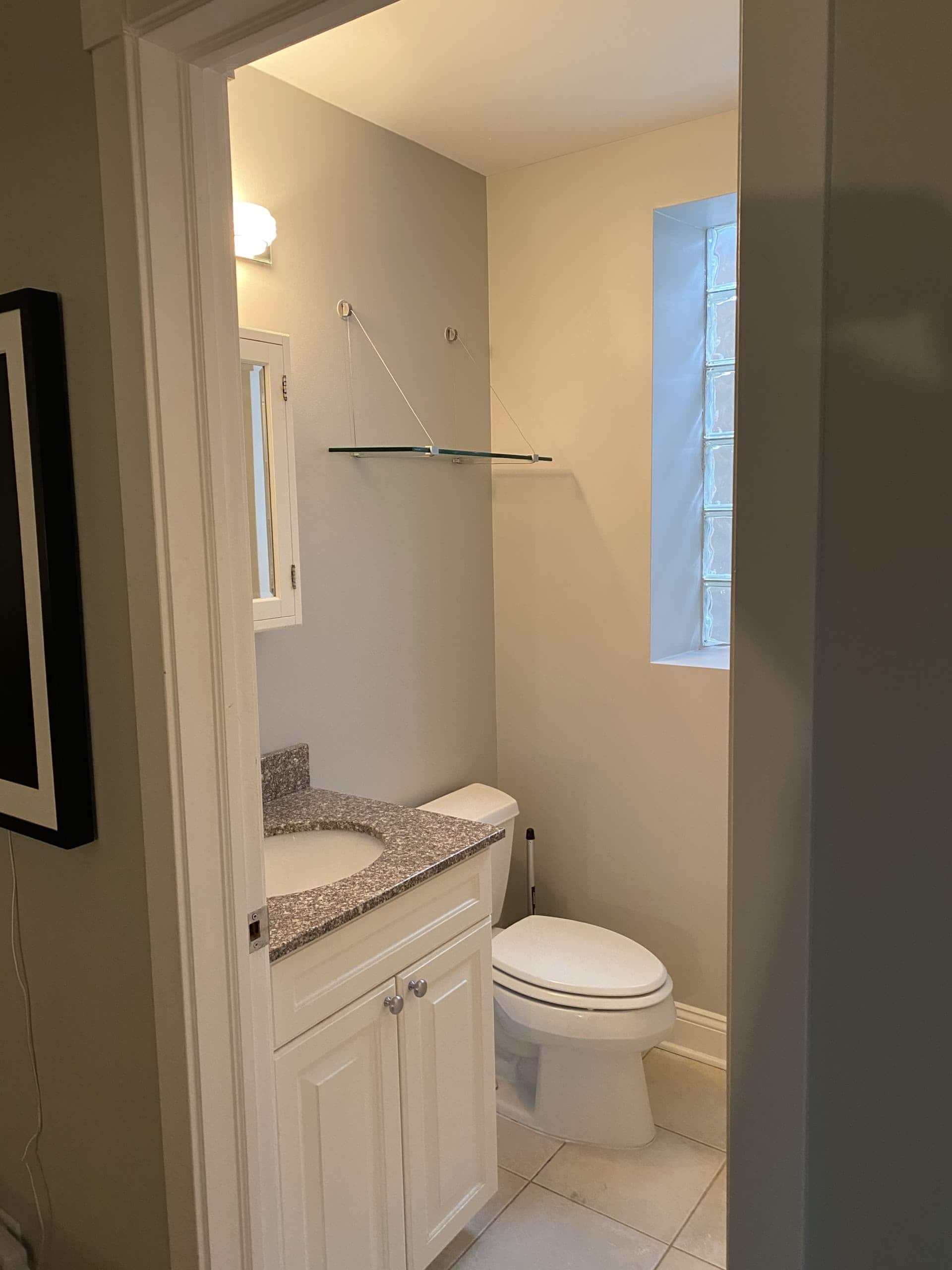 Bathroom before