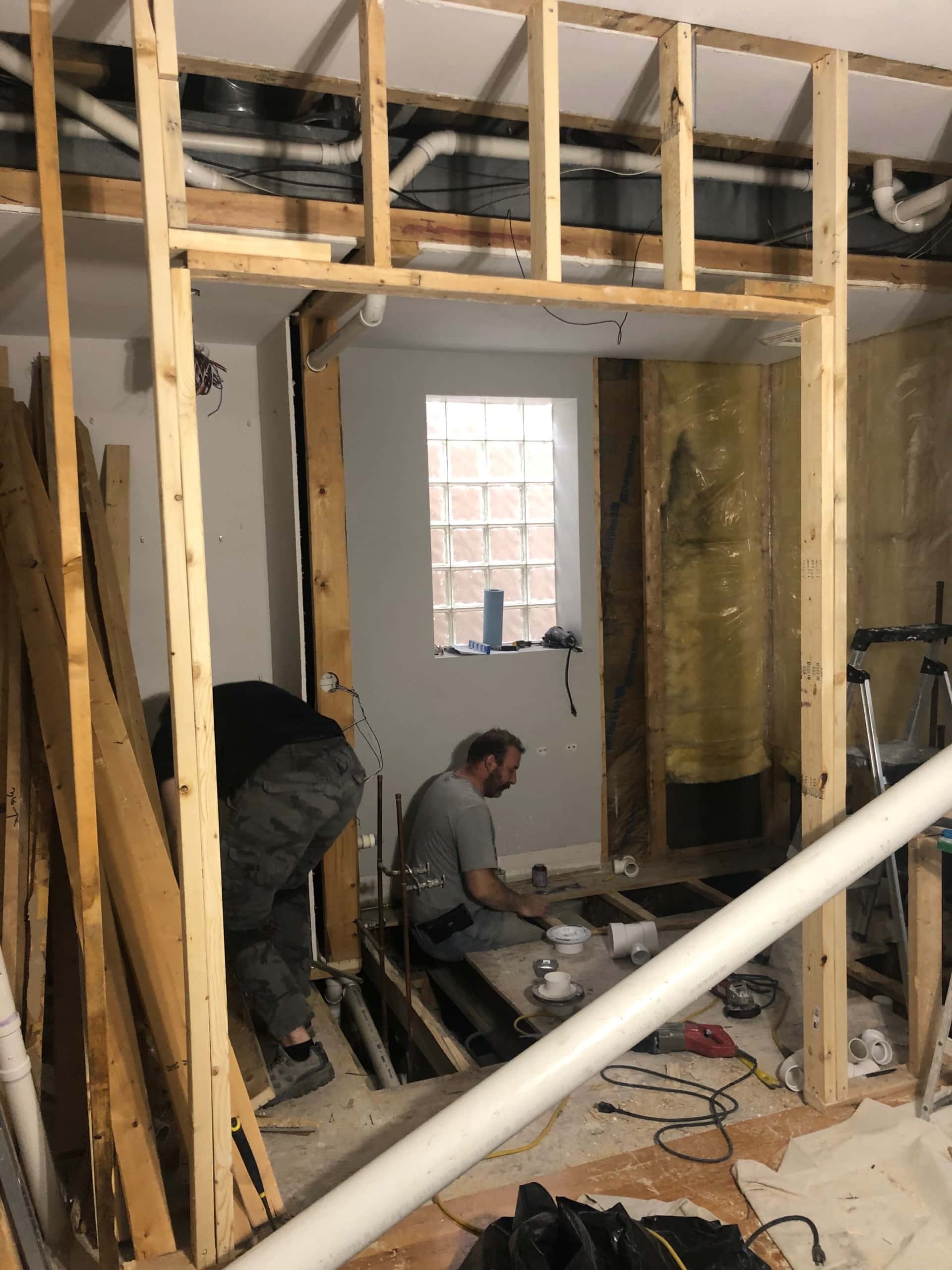 Messy construction project