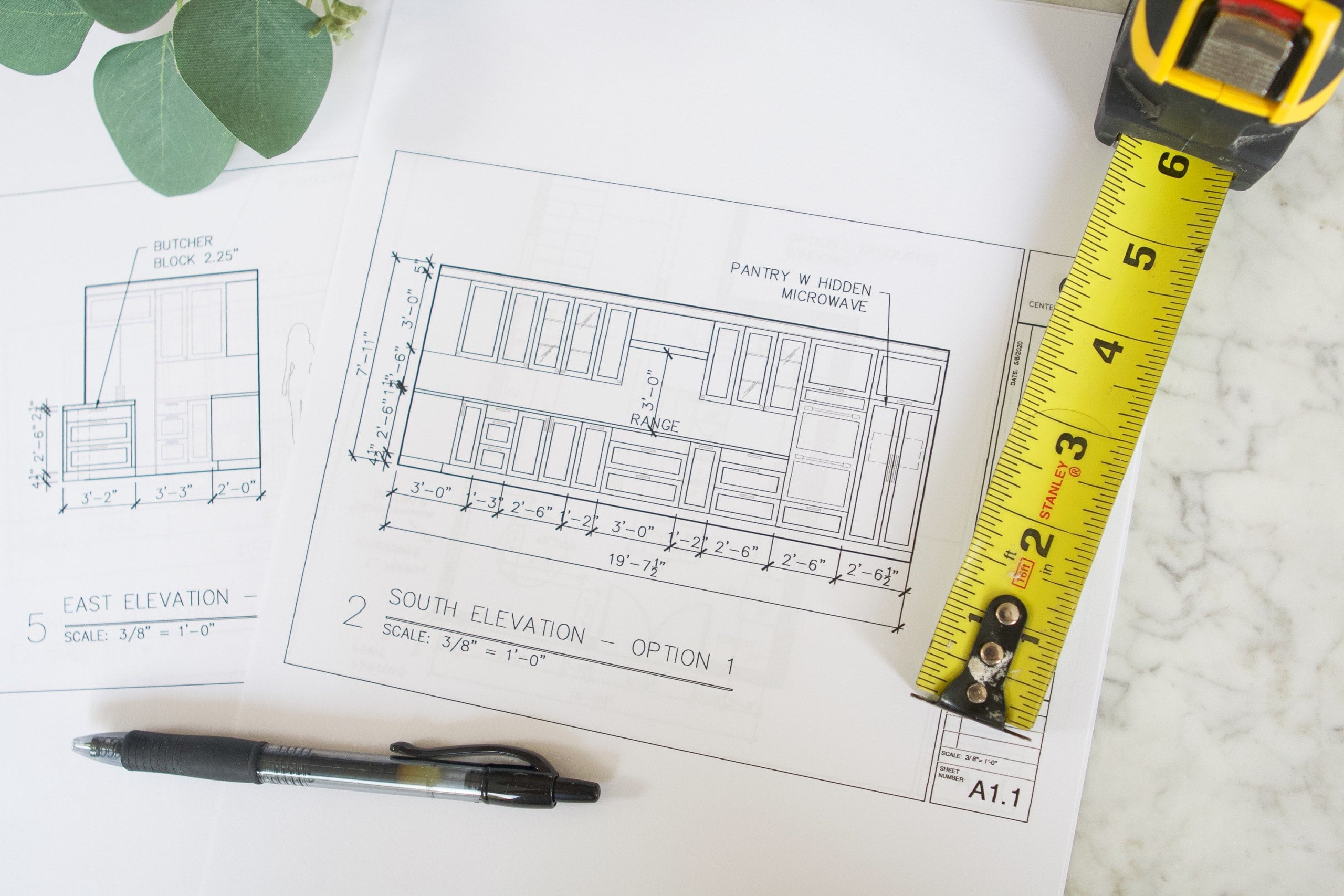 Drawing up blueprints