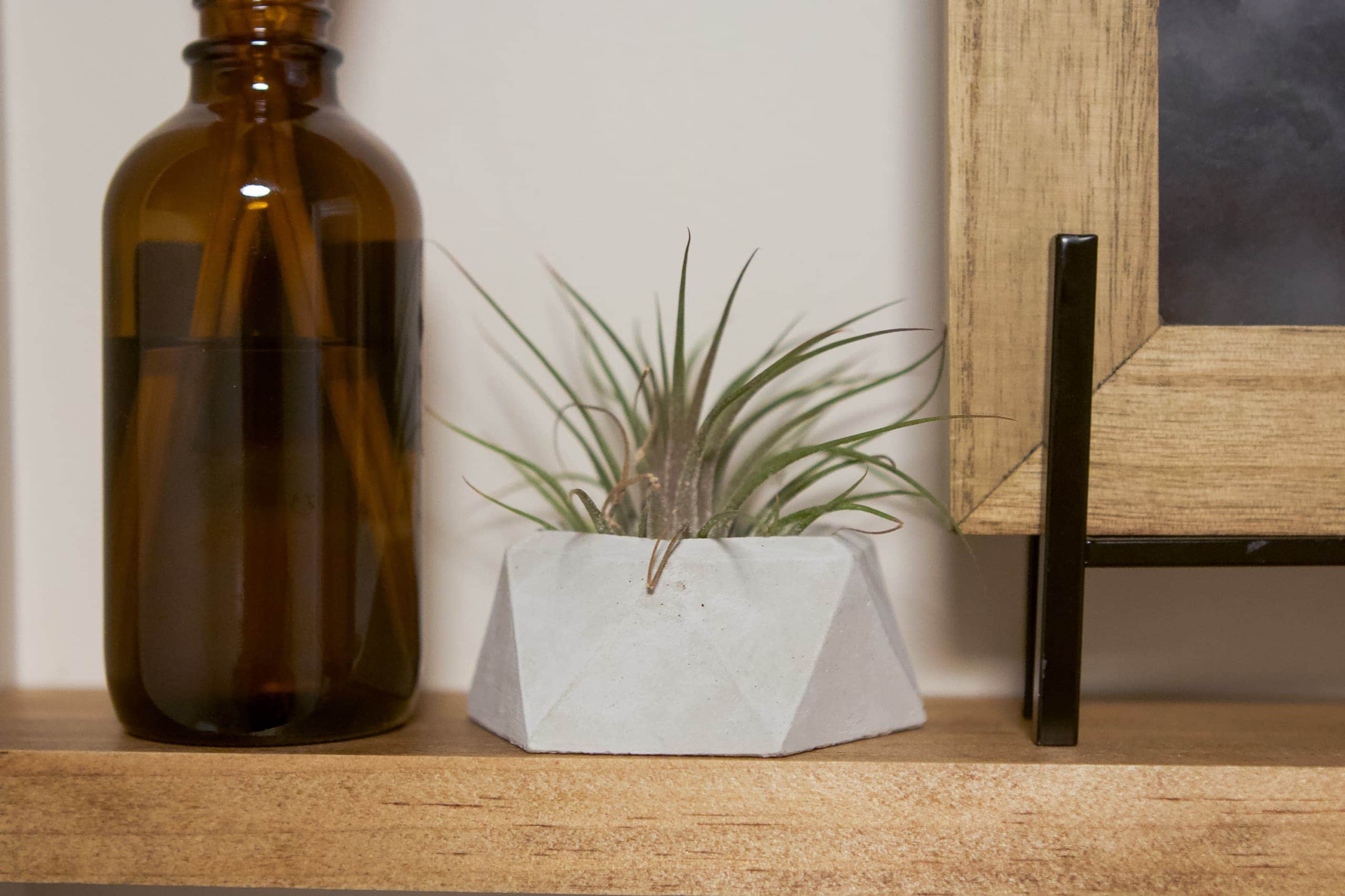 Small concrete air planter
