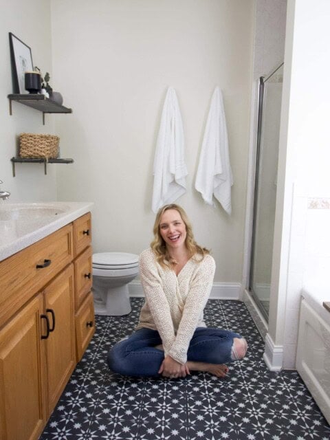 Tips to stencil tile floors