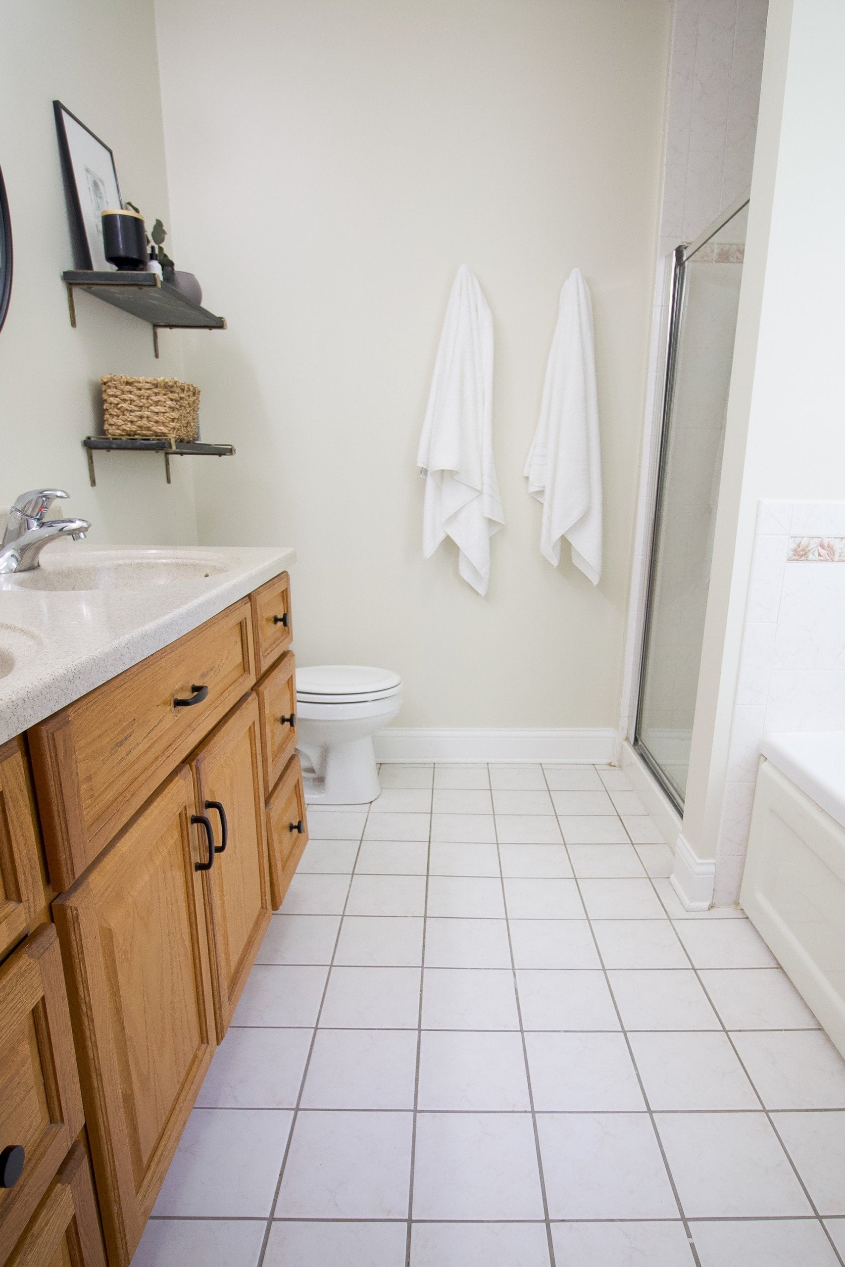 Our main bathroom before