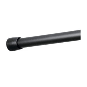 Black curtain rod