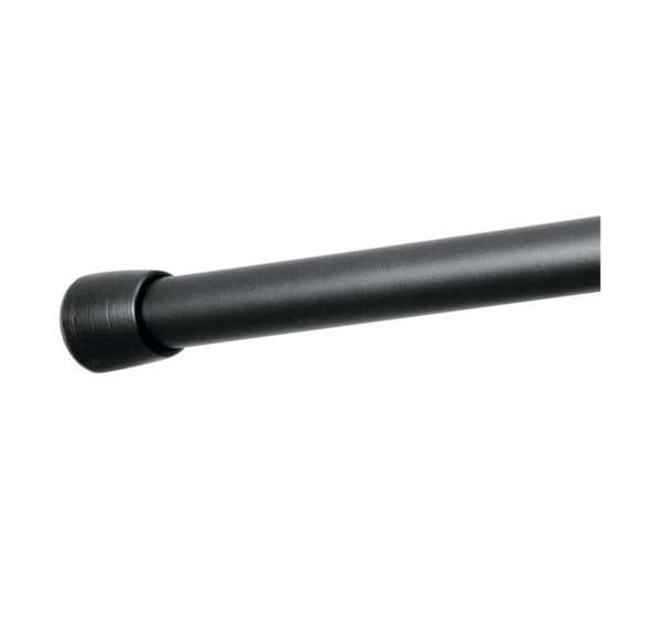 Black curtain rod