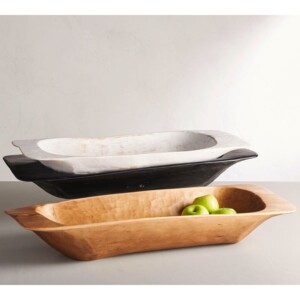 Oval Wood Bowl