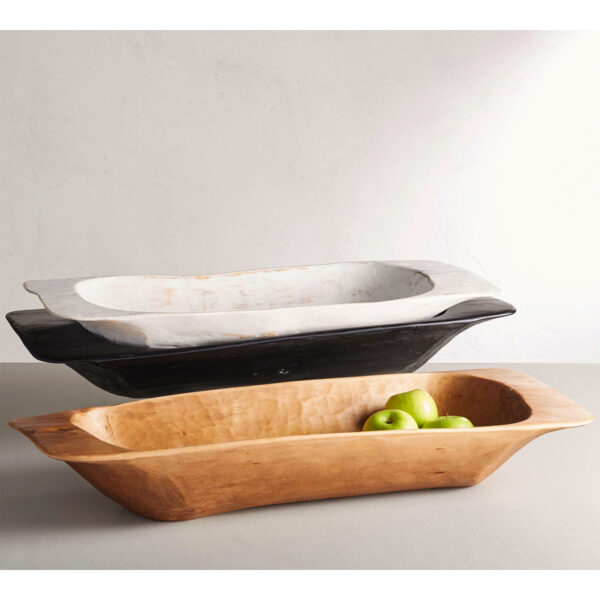 Oval Wood Bowl