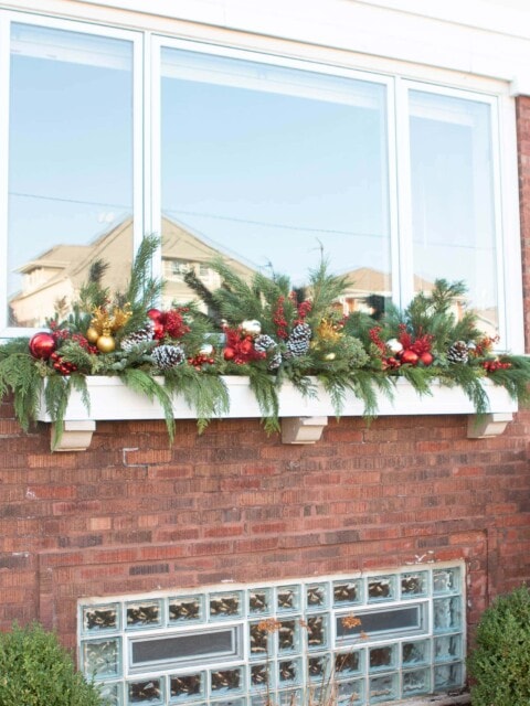 Creating a holiday window box
