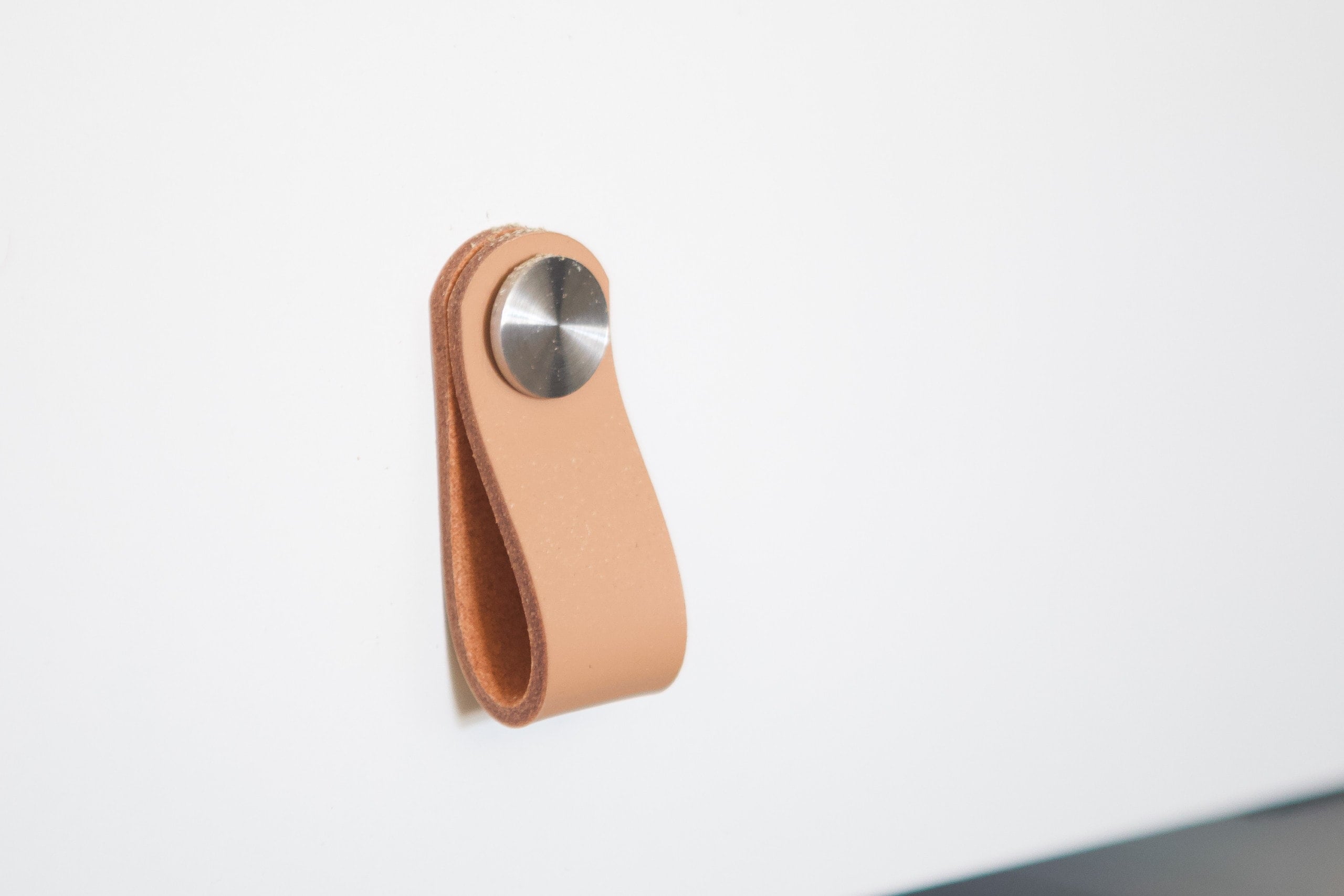 Cute leather pulls from IKEA
