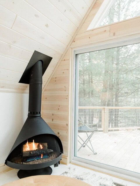 DIY cabin in the woods