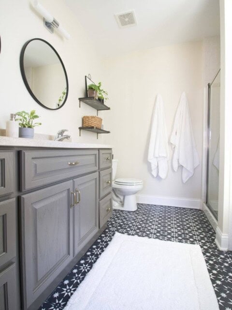 Painting our bathroom vanity