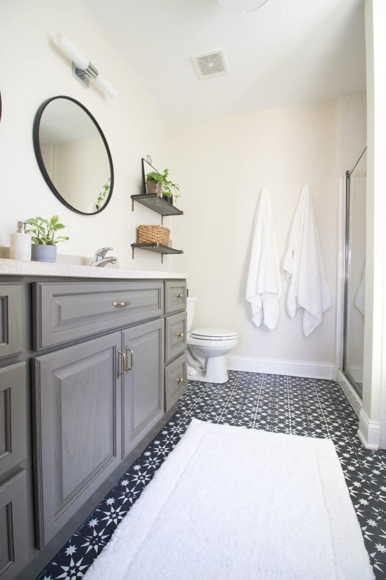 Painting our bathroom vanity