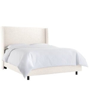 upholstered bed