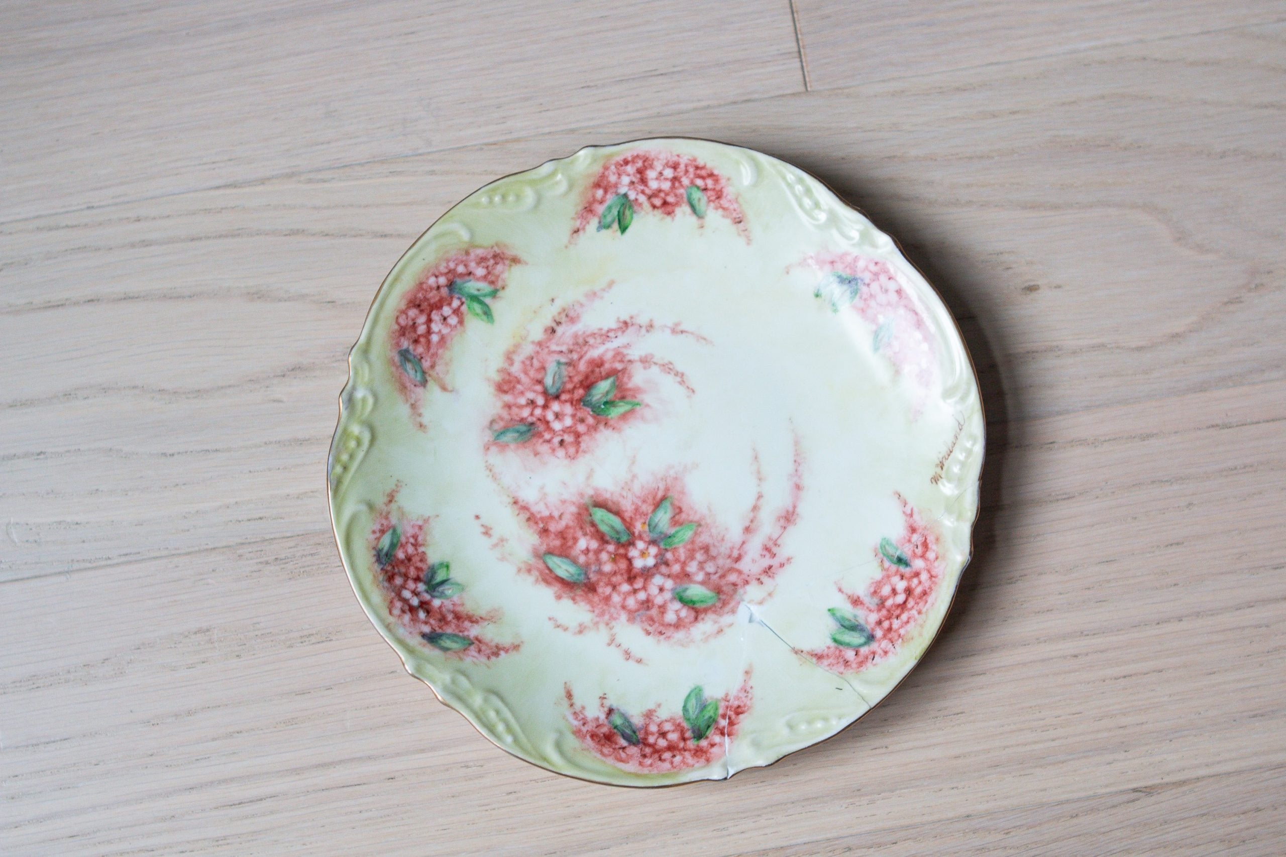 How to fix a broken plate