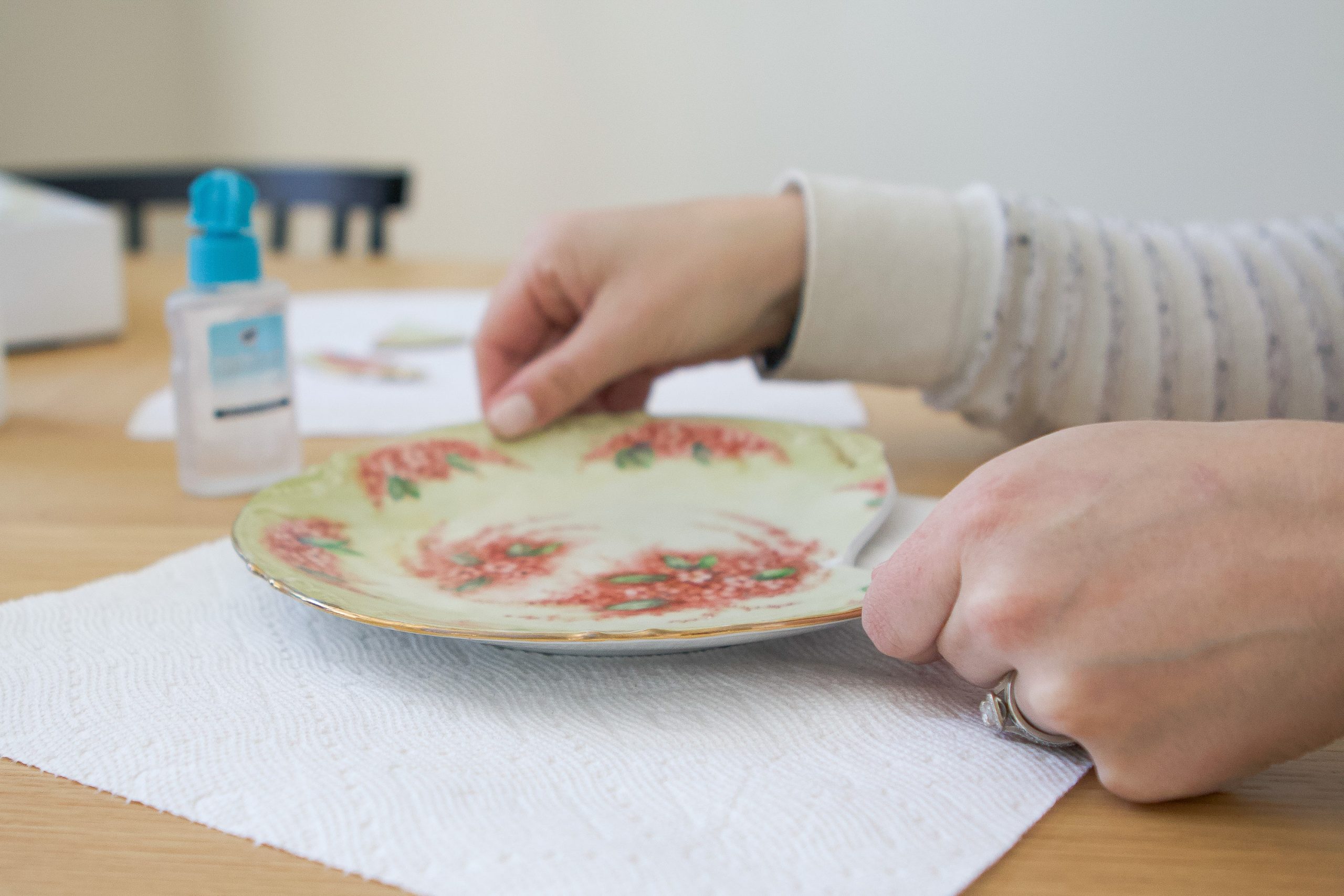 Bonding the plate together