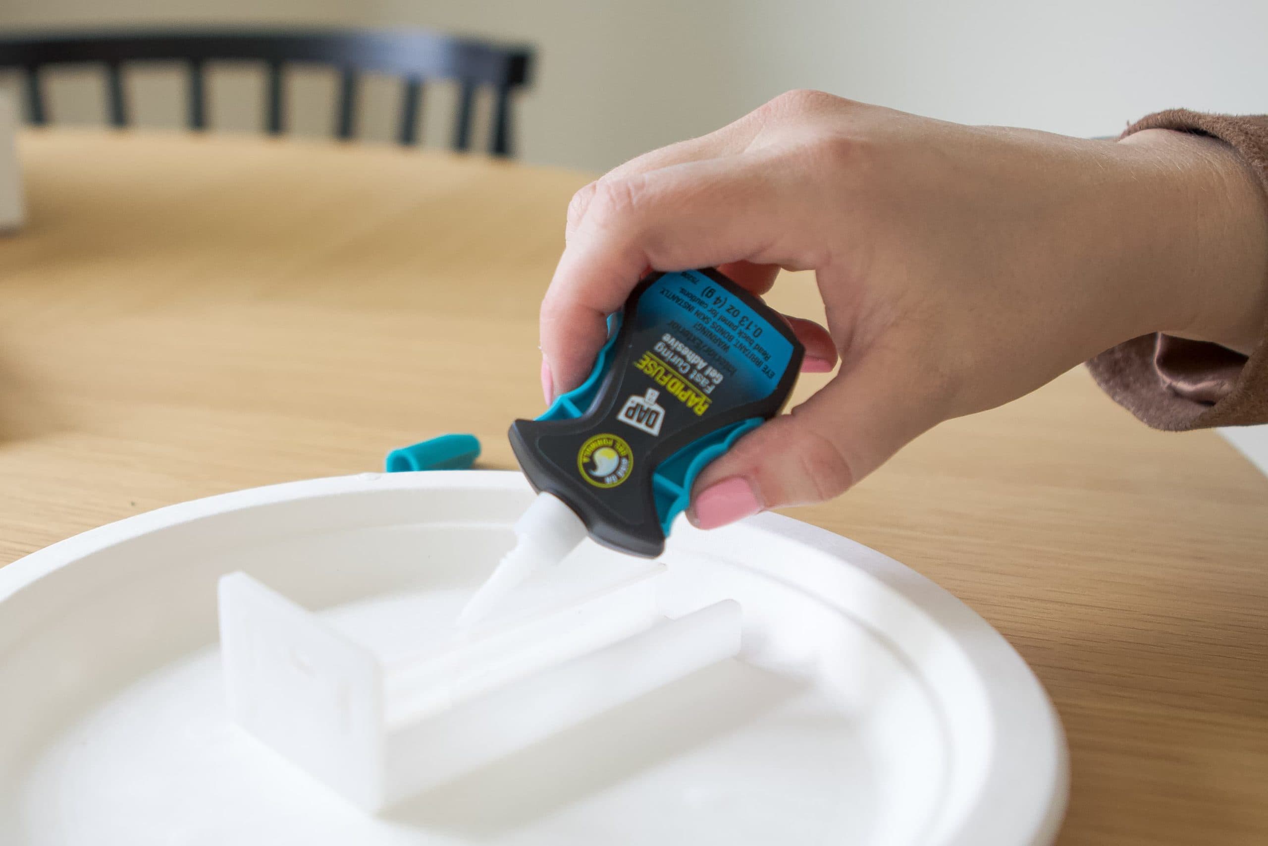 Using super glue to fix plastic