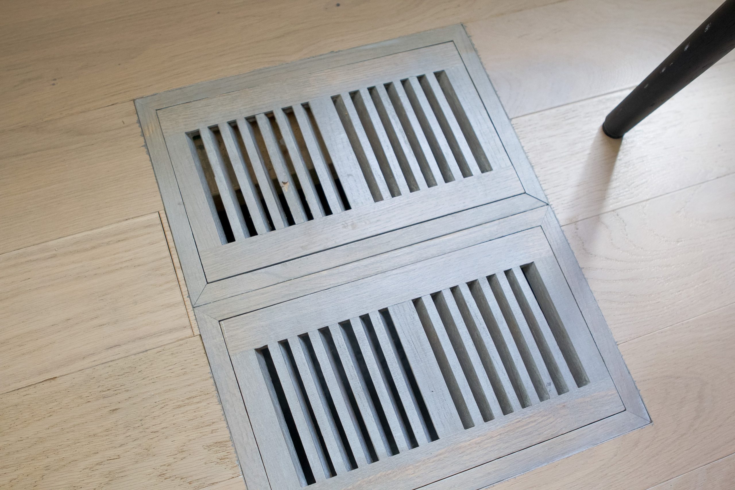 Fixing our wood floor vent with super glue