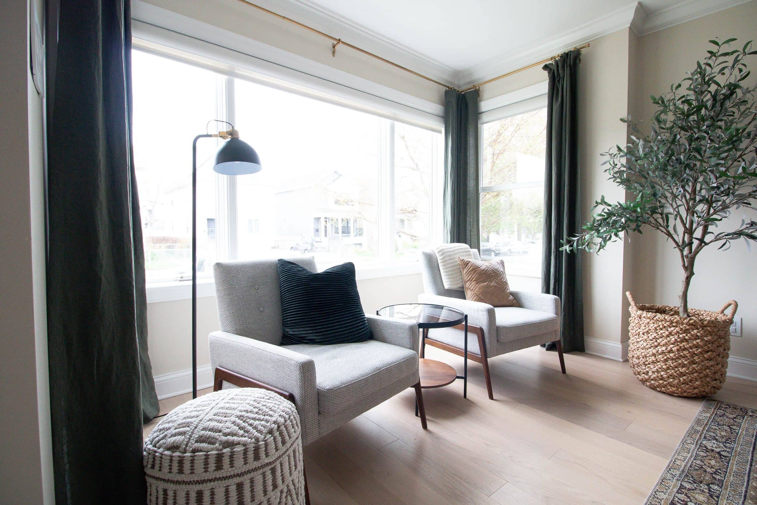 Our living room home tour before and after