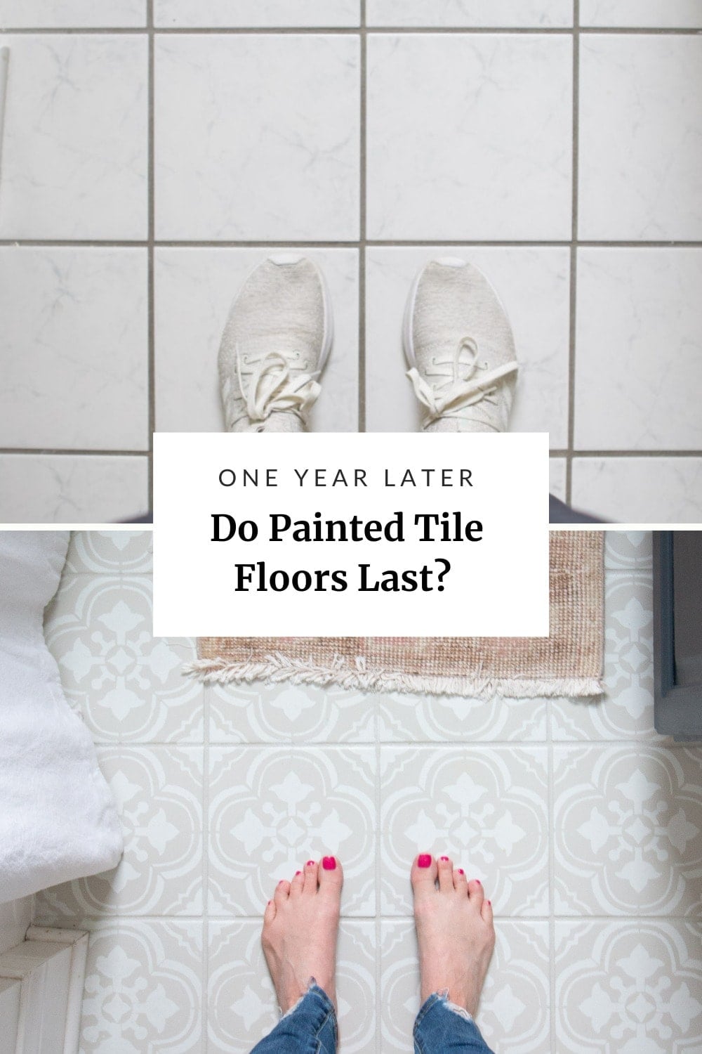 My painted tile review - how is it holding up one year later?