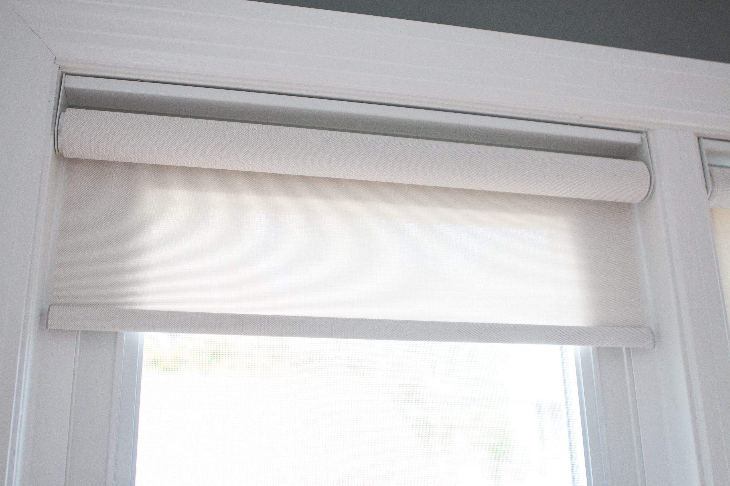 The top of our kitchen shades