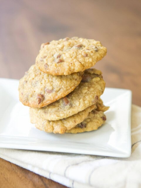 Chocolate chip cowboy cookies