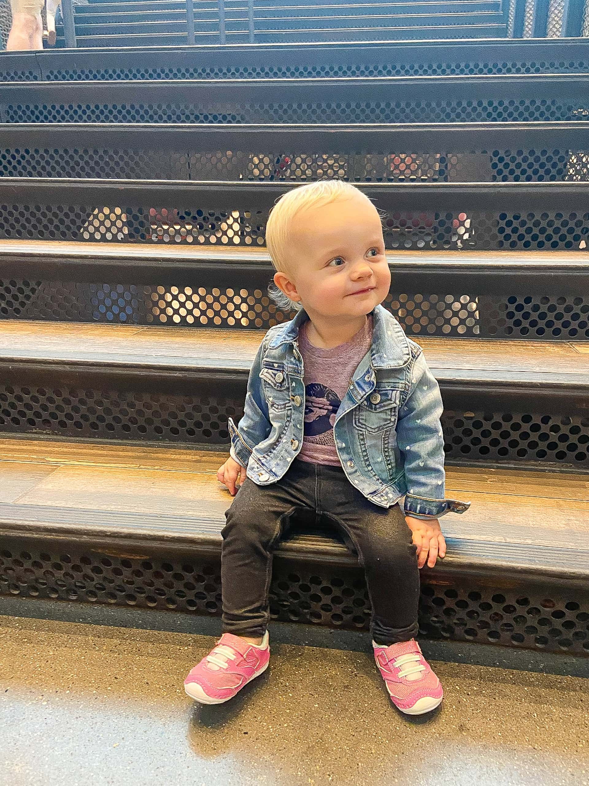 Rory visiting the Chicago Children's Museum during July 2021