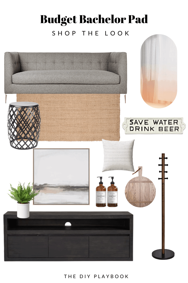 Budget Bachelor Pad home style shop the look