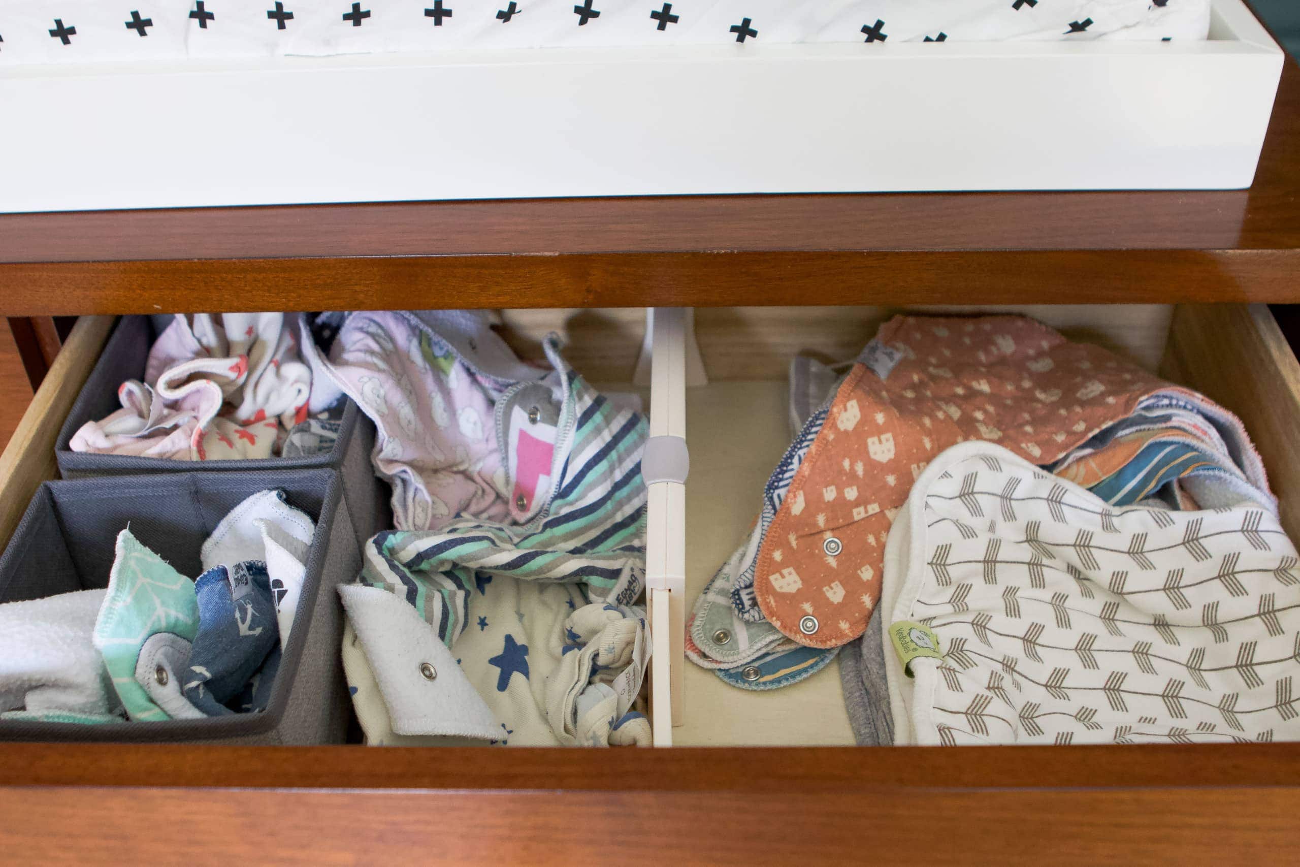Figuring out the organization for the dresser