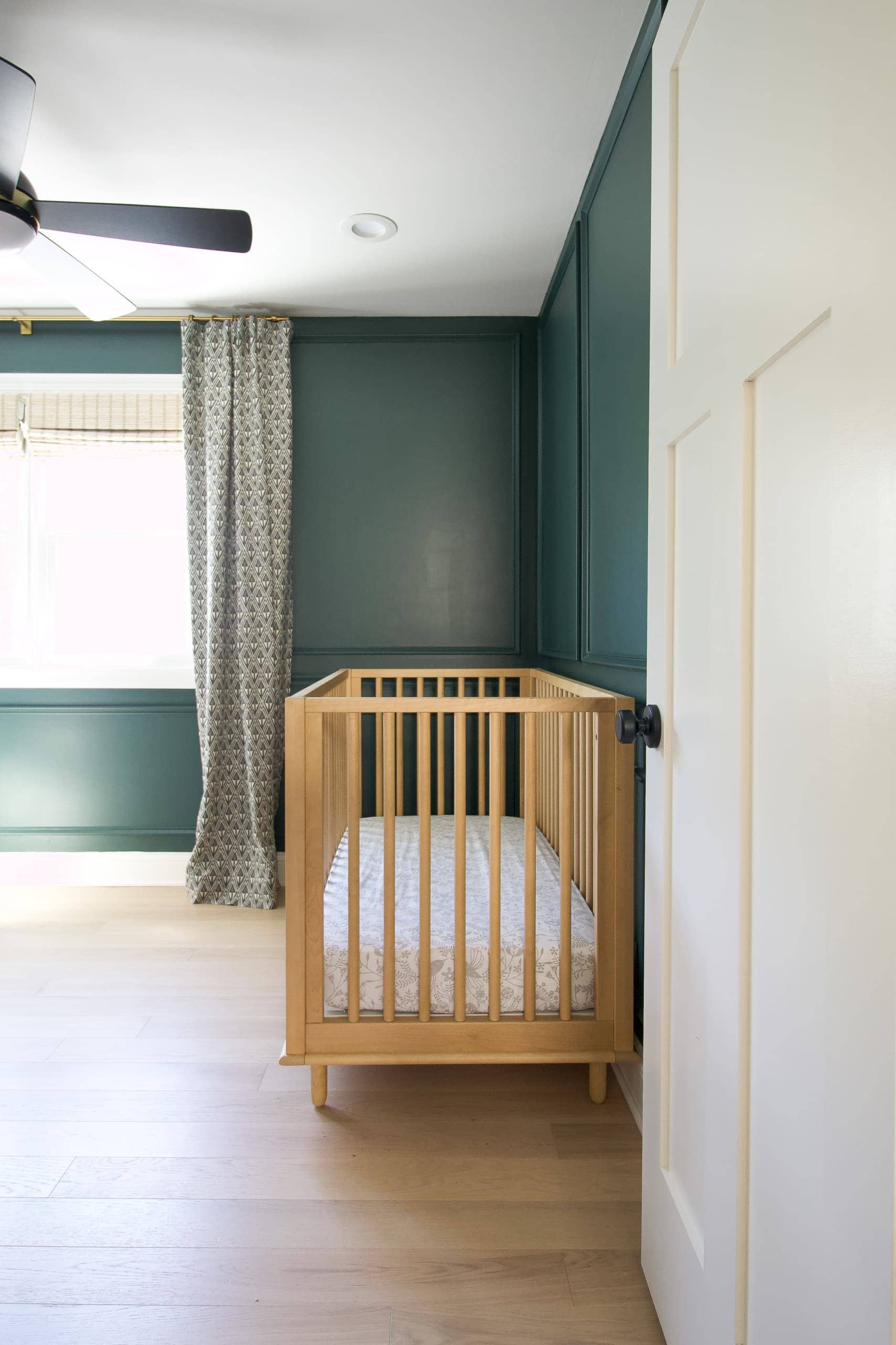 Our baby boy's crib
