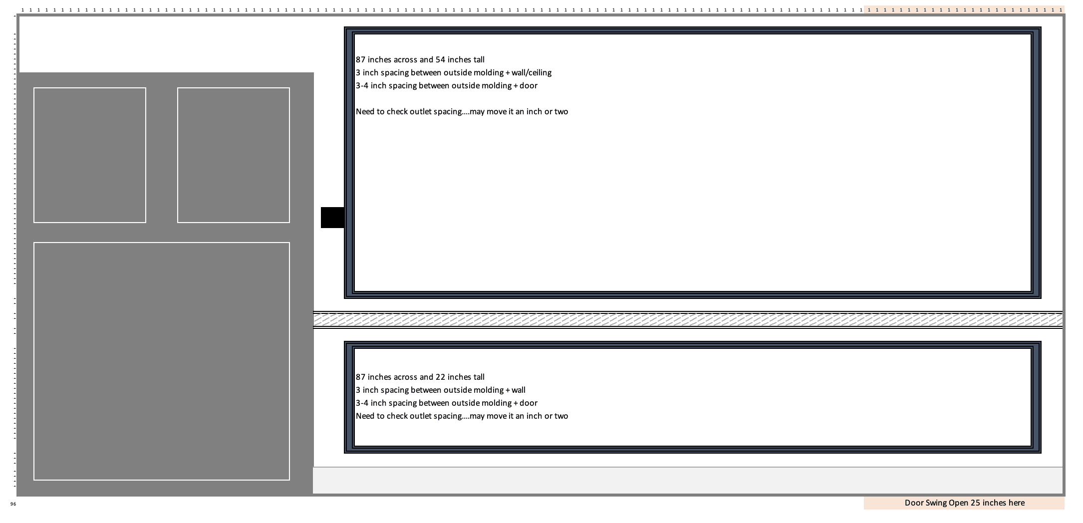 Planning out your picture frame molding