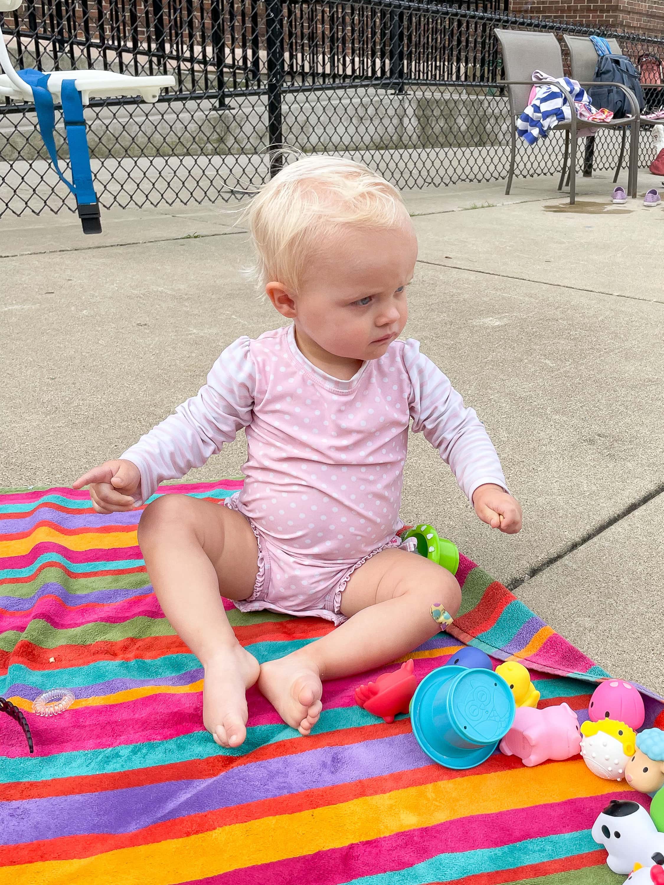 A day in the life of Grama and Rory swimming at the pool
