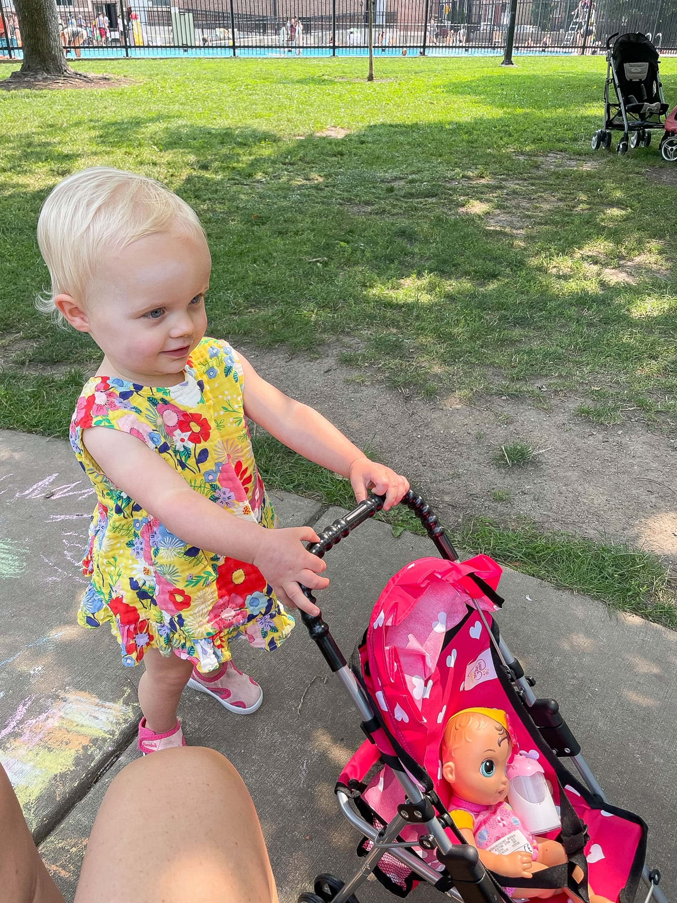 A day in the life of grama; playing at the park with Rory